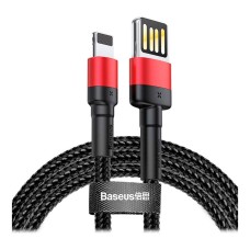 USB кабель Baseus CALKLF-G91 Apple iPhone SE 2022, iPhone 14 Pro Max, iPhone 14 Plus, iPhone 14 Pro, iPhone 14, iPhone 13 Pro, iPhone 13 Mini, iPhone 13, iPhone 13 Pro Max, iPhone 12 Mini, iPhone 12 Pro Max, Lightning, 1.0 м., Чорний