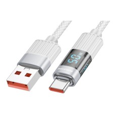 USB кабель Borofone BU46 Basic, Type-C, 1.2 м., Сірий