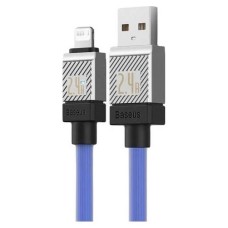 USB кабель Baseus CAKW000503 CoolPlay Apple iPhone SE 2022, iPhone 14 Pro Max, iPhone 14 Plus, iPhone 14 Pro, iPhone 14, iPhone 13 Pro, iPhone 13 Mini, iPhone 13, iPhone 13 Pro Max, iPhone 12 Mini, iPhone 12 Pro Max, Lightning, 2.0 м., Синій