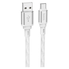 USB кабель Hoco X98 Crystal Ice, Type-C, 1.0 м., Срібний