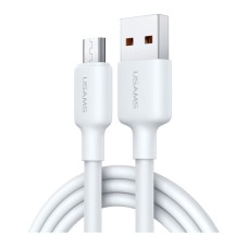 USB кабель Usams US-SJ607 U84, MicroUSB, 1.0 м., Білий