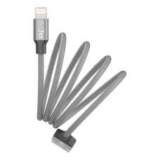 USB кабель Lightning, 1.0 м., Сірий