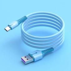 USB кабель Type-C, 1.5 м., China, Блакитний