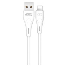 USB кабель XO NB146 Apple iPhone SE 2022, iPhone 14 Pro Max, iPhone 14 Plus, iPhone 14 Pro, iPhone 14, iPhone 13 Pro, iPhone 13 Mini, iPhone 13, iPhone 13 Pro Max, iPhone 12 Mini, iPhone 12 Pro Max, iPhone 12 Pro, Lightning, 1.0 м., Білий