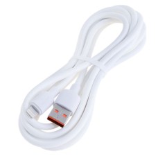 USB кабель USAMS SJ605USB01 Apple iPhone SE 2022, iPhone 14 Pro Max, iPhone 14 Plus, iPhone 14 Pro, iPhone 14, iPhone 13 Pro, iPhone 13 Mini, iPhone 13, iPhone 13 Pro Max, iPhone 12 Mini, iPhone 12 Pro Max, Lightning, 2.0 м., Білий