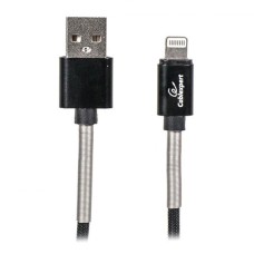 USB кабель Cablexpert CCPB-L-USB-06BK Apple iPhone SE 2022, iPhone 14 Pro Max, iPhone 14 Plus, iPhone 14 Pro, iPhone 14, iPhone 13 Pro, iPhone 13 Mini, iPhone 13, iPhone 13 Pro Max, iPhone 12 Mini, iPhone 12 Pro Max, Lightning, 1.0 м., Чорний