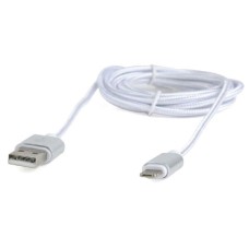 USB кабель Cablexpert CCB-USB2AM-mU8P-6 Apple iPhone SE 2022, iPhone 14 Pro Max, iPhone 14 Plus, iPhone 14 Pro, iPhone 14, iPhone 13 Pro, iPhone 13 Mini, iPhone 13, iPhone 13 Pro Max, iPhone 12 Mini, Lightning, MicroUSB, 1.8 м., Сірий