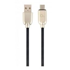 USB кабель Cablexpert CC-USB2R-AMmBM-1M, MicroUSB, 1.0 м., Чорний