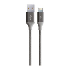 USB кабель Ttec 2DK16UG Apple iPhone SE 2022, iPhone 14 Pro Max, iPhone 14 Plus, iPhone 14 Pro, iPhone 14, iPhone 13 Pro, iPhone 13 Mini, iPhone 13, iPhone 13 Pro Max, iPhone 12 Mini, iPhone 12 Pro Max, iPhone 12 Pro, Lightning, 1.2 м., Сірий