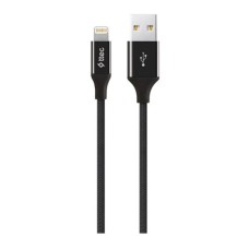 USB кабель Ttec 2DK16S Apple iPhone SE 2022, iPhone 14 Pro Max, iPhone 14 Plus, iPhone 14 Pro, iPhone 14, iPhone 13 Pro, iPhone 13 Mini, iPhone 13, iPhone 13 Pro Max, iPhone 12 Mini, iPhone 12 Pro Max, iPhone 12 Pro, Lightning, 1.2 м., Чорний