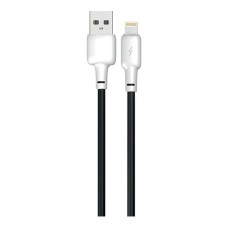 USB кабель Gelius GP-UCN001L Apple iPhone SE 2022, iPhone 14 Pro Max, iPhone 14 Plus, iPhone 14 Pro, iPhone 14, iPhone 13 Pro, iPhone 13 Mini, iPhone 13, iPhone 13 Pro Max, iPhone 12 Mini, iPhone 12 Pro Max, Lightning, 1.2 м., Чорний