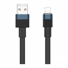 USB кабель Remax RC-C001 Apple iPhone SE 2022, iPhone 14 Pro Max, iPhone 14 Plus, iPhone 14 Pro, iPhone 14, iPhone 13 Pro, iPhone 13 Mini, iPhone 13, iPhone 13 Pro Max, iPhone 12 Mini, iPhone 12 Pro Max, iPhone 12 Pro, Lightning, 1.0 м., Чорний