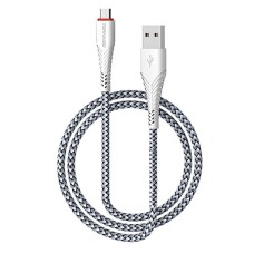 USB кабель TORNADO TX10, MicroUSB, 1.0 м., Білий