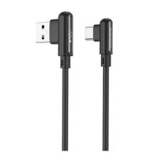 USB кабель Borofone BX58 USB, Type-C, 1.0 м., Чорний