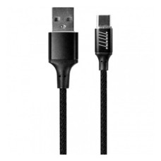 USB кабель Profit QY-03, Type-C, 1.0 м., Чорний