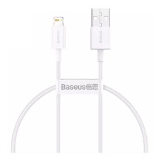 USB кабель Baseus CALYS-02 Superior Apple iPhone SE 2022, iPhone 14 Pro Max, iPhone 14 Plus, iPhone 14 Pro, iPhone 14, iPhone 13 Pro, iPhone 13 Mini, iPhone 13, iPhone 13 Pro Max, iPhone 12 Mini, iPhone 12 Pro Max, Lightning, 0.25 м., Білий