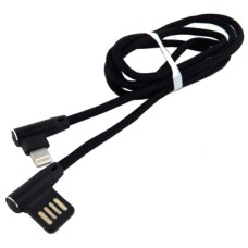 USB кабель Walker C770 Apple iPhone SE 2022, iPhone 14 Pro Max, iPhone 14 Plus, iPhone 14 Pro, iPhone 14, iPhone 13 Pro, iPhone 13 Mini, iPhone 13, iPhone 13 Pro Max, iPhone 12 Mini, iPhone 12 Pro Max, iPhone 12 Pro, Lightning, 1.0 м., Чорний