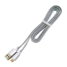 USB кабель Walker C755 Apple iPhone SE 2022, iPhone 14 Pro Max, iPhone 14 Plus, iPhone 14 Pro, iPhone 14, iPhone 13 Pro, iPhone 13 Mini, iPhone 13, iPhone 13 Pro Max, iPhone 12 Mini, iPhone 12 Pro Max, iPhone 12 Pro, Lightning, 1.0 м., Білий