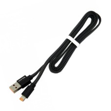 USB кабель Walker C755 Apple iPhone SE 2022, iPhone 14 Pro Max, iPhone 14 Plus, iPhone 14 Pro, iPhone 14, iPhone 13 Pro, iPhone 13 Mini, iPhone 13, iPhone 13 Pro Max, iPhone 12 Mini, iPhone 12 Pro Max, iPhone 12 Pro, Lightning, 1.0 м., Чорний