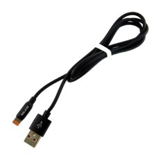 USB кабель Walker C725 Apple iPhone SE 2022, iPhone 14 Pro Max, iPhone 14 Plus, iPhone 14 Pro, iPhone 14, iPhone 13 Pro, iPhone 13 Mini, iPhone 13, iPhone 13 Pro Max, iPhone 12 Mini, iPhone 12 Pro Max, iPhone 12 Pro, Lightning, 1.0 м., Чорний