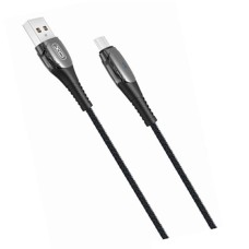 USB кабель XO NB145 Smart Chipset, MicroUSB, Чорний