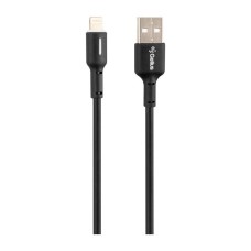 USB кабель Gelius Pro GP-UC100 Lumin Lamp Apple iPhone SE 2022, iPhone 14 Pro Max, iPhone 14 Plus, iPhone 14 Pro, iPhone 14, iPhone 13 Pro, iPhone 13 Mini, iPhone 13, iPhone 13 Pro Max, iPhone 12 Mini, Lightning, 1.0 м., Чорний