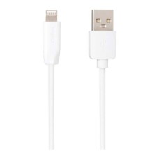 USB кабель Gelius GP-UC117 One Apple iPhone SE 2022, iPhone 14 Pro Max, iPhone 14 Plus, iPhone 14 Pro, iPhone 14, iPhone 13 Pro, iPhone 13 Mini, iPhone 13, iPhone 13 Pro Max, iPhone 12 Mini, iPhone 12 Pro Max, Lightning, 1.0 м., Білий