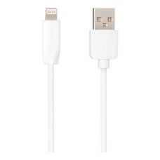 USB кабель Gelius GP-UC118 One Apple iPhone SE 2022, iPhone 14 Pro Max, iPhone 14 Plus, iPhone 14 Pro, iPhone 14, iPhone 13 Pro, iPhone 13 Mini, iPhone 13, iPhone 13 Pro Max, iPhone 12 Mini, iPhone 12 Pro Max, Lightning, 2.0 м., Білий