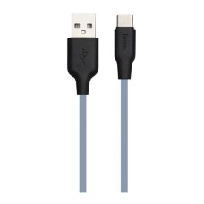 USB кабель Hoco X21 Plus Fluorescent, MicroUSB, Синій