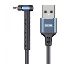 USB кабель Remax RC-100i Joy Apple iPhone SE 2022, iPhone 14 Pro Max, iPhone 14 Plus, iPhone 14 Pro, iPhone 14, iPhone 13 Pro, iPhone 13 Mini, iPhone 13, iPhone 13 Pro Max, iPhone 12 Mini, iPhone 12 Pro Max, Lightning, Original, Чорний