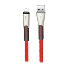 USB кабель Hoco U48 Superior Speed Apple iPhone SE 2022, iPhone 14 Pro Max, iPhone 14 Plus, iPhone 14 Pro, iPhone 14, iPhone 13 Pro, iPhone 13 Mini, iPhone 13, iPhone 13 Pro Max, iPhone 12 Mini, iPhone 12 Pro Max, Lightning, 1.2 м., Червоний