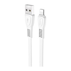 USB кабель Hoco X40 Noah Apple iPhone SE 2022, iPhone 14 Pro Max, iPhone 14 Plus, iPhone 14 Pro, iPhone 14, iPhone 13 Pro, iPhone 13 Mini, iPhone 13, iPhone 13 Pro Max, iPhone 12 Mini, iPhone 12 Pro Max, iPhone 12 Pro, Lightning, 1.0 м., Білий