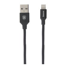 USB кабель Baseus CALYW-B Apple iPhone SE 2022, iPhone 14 Pro Max, iPhone 14 Plus, iPhone 14 Pro, iPhone 14, iPhone 13 Pro, iPhone 13 Mini, iPhone 13, iPhone 13 Pro Max, iPhone 12 Mini, iPhone 12 Pro Max, Lightning, 0.6 м., Чорний