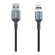 USB кабель Remax RC-156i Cigan Apple iPhone SE 2022, iPhone 14 Pro Max, iPhone 14 Plus, iPhone 14 Pro, iPhone 14, iPhone 13 Pro, iPhone 13 Mini, iPhone 13, iPhone 13 Pro Max, iPhone 12 Mini, iPhone 12 Pro Max, Lightning, Original, 1.0 м., Чорний