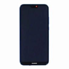 Дисплей Huawei Nova 3e, P20 Lite, (PRC), з сенсором, з рамкою, IPS, Синій