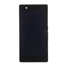 Дисплей Sony C6602 Xperia Z, C6603 Xperia Z, C6606 Xperia Z, (High quality), з сенсором, з рамкою, IPS, Білий