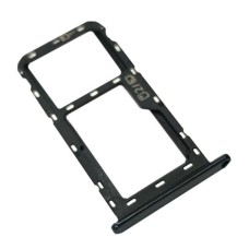 Слот SIM-карти (лоток) ZTE Blade A51 2021, З роз'ємом на карту пам'яті, Чорний