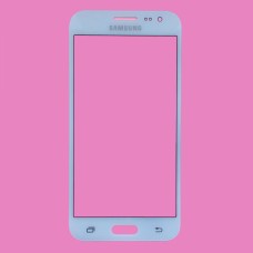 Корпусне скло дисплея Samsung J200 Galaxy J2 Duos, J200G Galaxy J2 Duos, J200H Galaxy J2 Duos, J200Y Galaxy J2 Duos, Білий