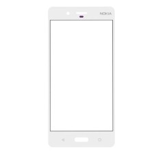 Корпусне скло дисплея Nokia 8 Dual Sim, Білий