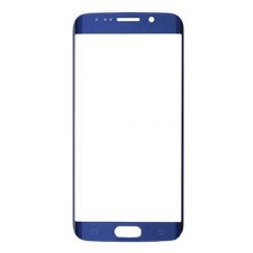 Корпусне скло дисплея Samsung G925 Galaxy S6 Edge, G925F Galaxy S6 Edge, Синій