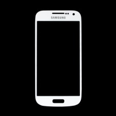 Корпусне скло дисплея Samsung I9190 Galaxy S4 mini, I9192 Galaxy S4 Mini Duos, I9195 Galaxy S4 Mini, Білий