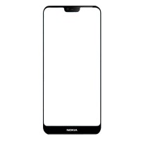 Корпусное стекло дисплея Nokia 7.1 Dual SIM, Черный