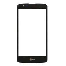 Корпусне скло дисплея LG K350E K8, K350N K8, Чорний