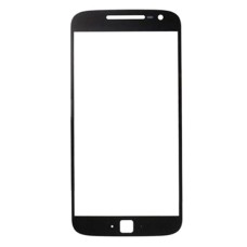 Корпусне скло дисплея Motorola XT1640 Moto G4 Plus, XT1641 Moto G4 Plus, XT1642 Moto G4 Plus, XT1644 Moto G4 Plus, Чорний