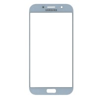 Корпусне скло дисплея Samsung A720 Galaxy A7 Duos, Блакитний