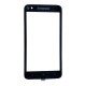 Корпусне скло дисплея Lenovo A398t Plus, Чорний