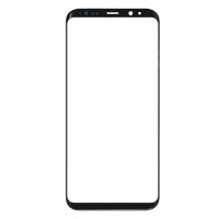 Корпусне скло дисплея Samsung G955 Galaxy S8 Plus, Чорний