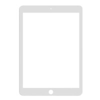 Корпусне скло дисплея Apple iPad Air 2, Білий