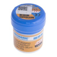 Паяльная паста XGSP50 [42г] 183°C (Mechanic, Sn63/Pb37), 42 гр.