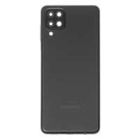 Задня кришка Samsung A125 Galaxy A12, (High quality), Чорний